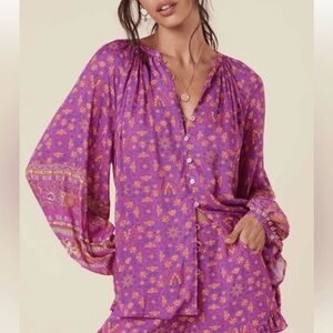 Spell Madame Peacock Blouse